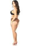 Brown Lace Ruffle Panty - Love it Curvy
