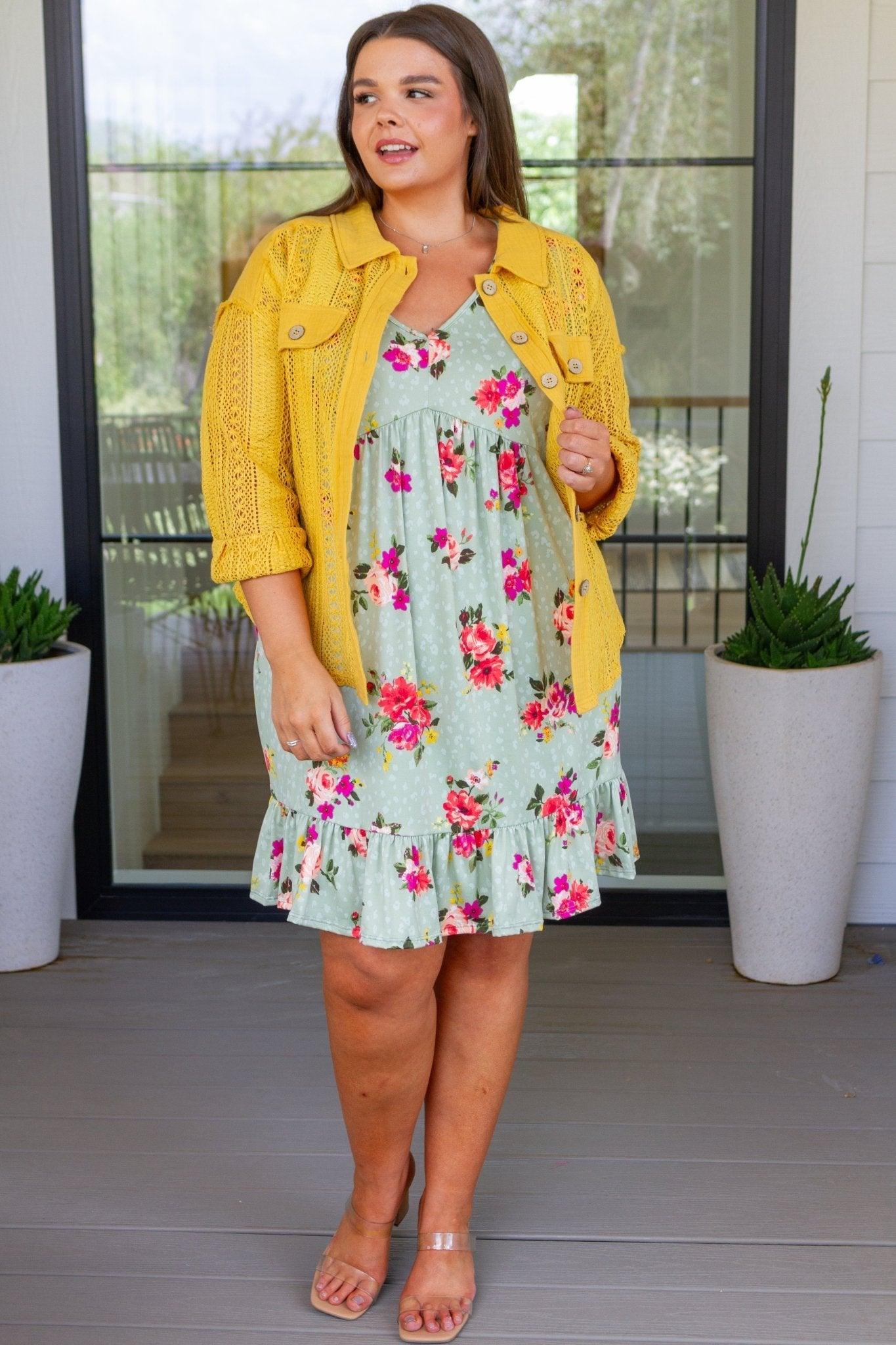 Can't Fight the Feeling Floral Dress - AS6500 - 01 - Love it Curvy