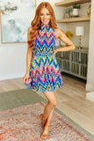 Chevy to the Levy Chevron Dress - AS8123-01 - Love it Curvy