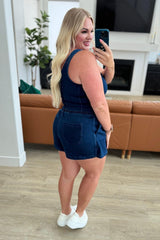 City Siren Skort in Denim - AS8807 - 01 - Love it Curvy