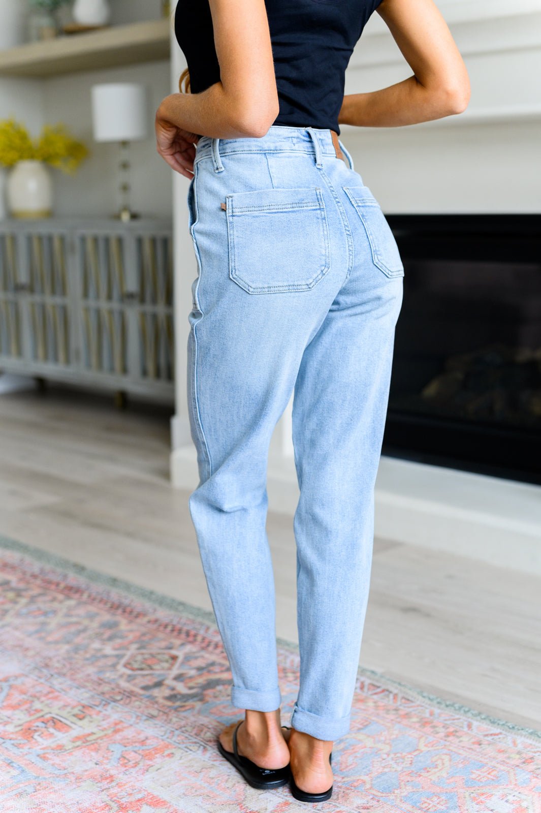 Cooper High Rise Vintage Denim Jogger - AS8238-01 - Love it Curvy