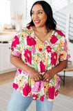 Do It Anyways Floral Top - AS6386-01 - Love it Curvy