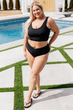 Down the Block, On A Beach Two Piece Swimsuit - AS8124-01 - Love it Curvy