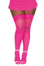 Dreamgirl Plus Sheer Thigh High Stockings with Back Seam | Love It Curvy