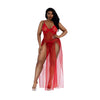 Dreamgirl Plus Romance Lace-Trim Gown 2-Piece Set | Love It Curvy
