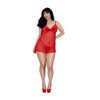 Dreamgirl Plus Sweetheart Babydoll and G-String | Love It Curvy