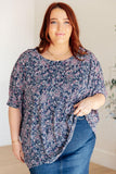 Essential Blouse in Navy Paisley - AS8097-01 - Love it Curvy