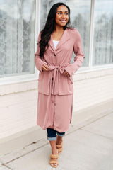 First Day Of Spring Jacket in Dusty Mauve - AS5127-1 - Love it Curvy