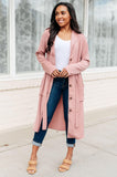 First Day Of Spring Jacket in Dusty Mauve - AS5127-1 - Love it Curvy