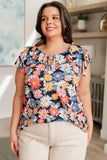 Flower Power Floral Top - AS6672-01 - Love it Curvy