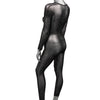 Radiance Crotchless Full Body Suit - Queen - Black - Love it Curvy