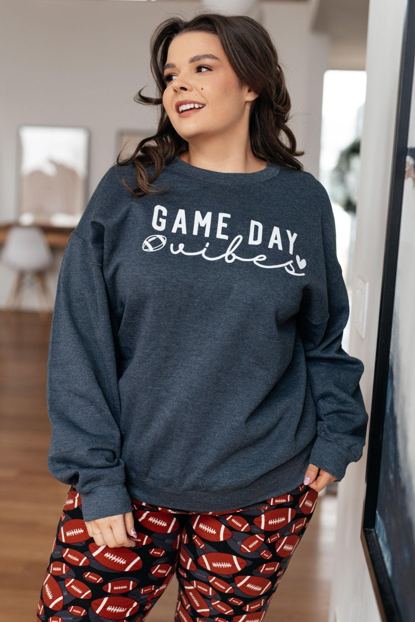 Game Day Vibes Pullover - AS7223-01 - Love it Curvy