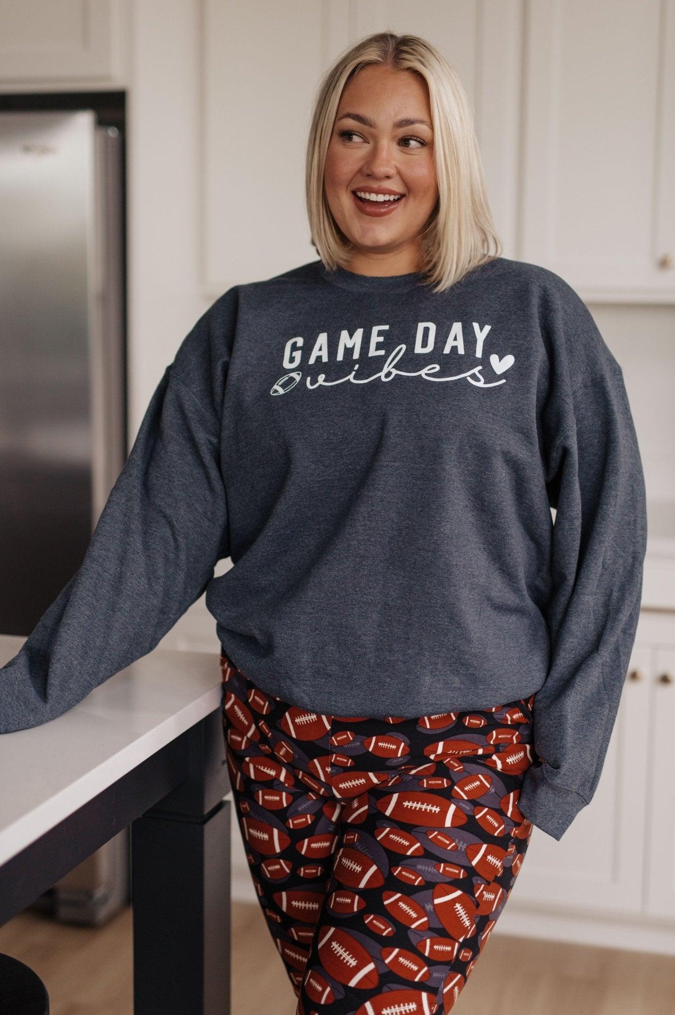 Game Day Vibes Pullover - AS7223-01 - Love it Curvy