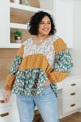 Garden Party Blouse - AS3706-1 - Love it Curvy