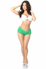 Green Ruffle Panty w/Bow - Daisy - GRBOWRP - S - Love it Curvy