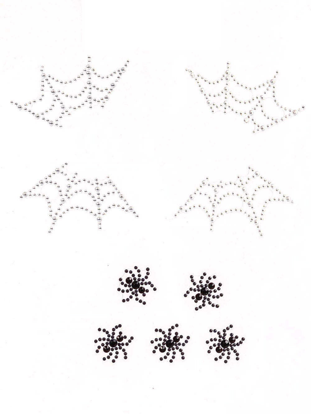 Spider Web Face Jewels Sticker - Love it Curvy