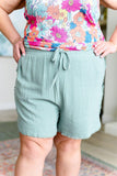 Hanging By A Moment High Rise Shorts - AS6596-01 - Love it Curvy