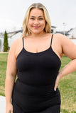 Hot Yoga Tank in Black - AS8335-01 - Love it Curvy