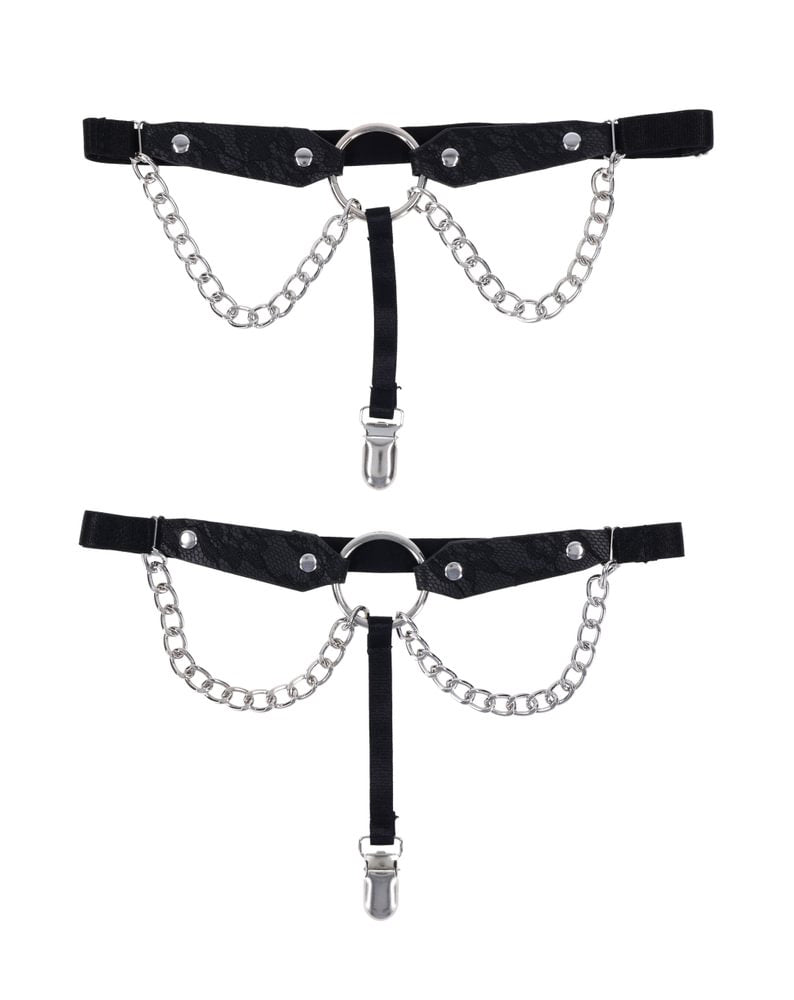 Chain Lace Garters - Love it Curvy