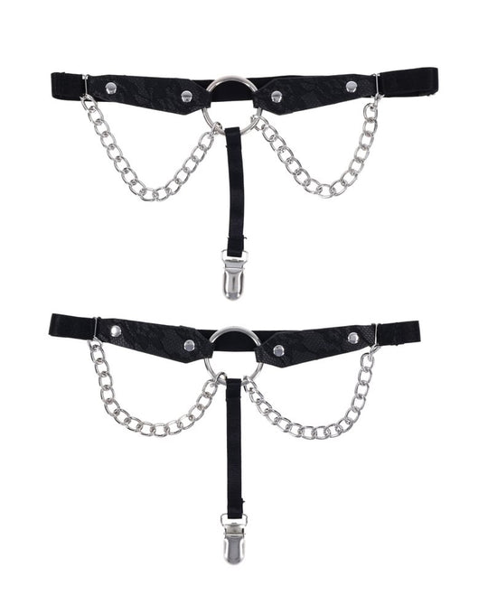 Chain Lace Garters - Love it Curvy