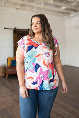 Impossible to Ignore Floral Blouse - AS6164-01 - Love it Curvy