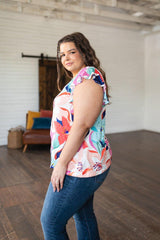 Impossible to Ignore Floral Blouse - AS6164-01 - Love it Curvy