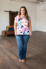 Impossible to Ignore Floral Blouse - AS6164-01 - Love it Curvy