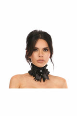 Kitten Collection Black/Black Lace Choker - HAR - 403 - Regular - Love it Curvy