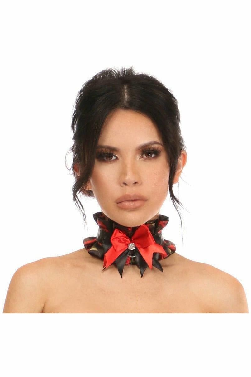 Kitten Collection Red Roses Satin Choker - HAR - 442 - Regular - Love it Curvy