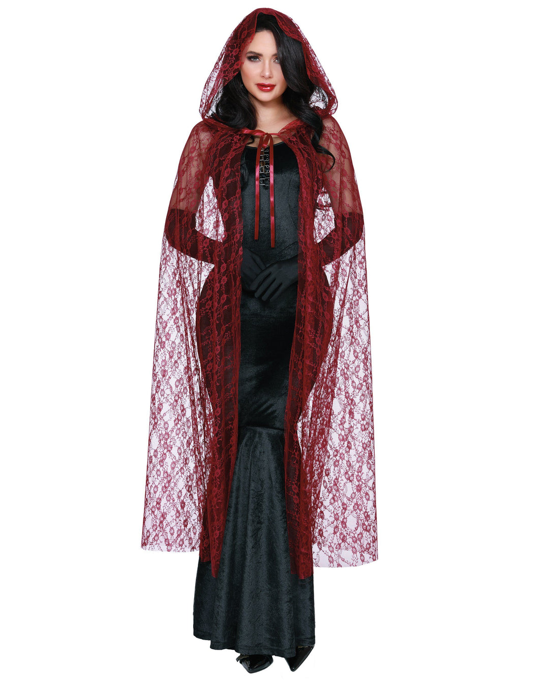 Dreamgirl Hooded Lace Costume Cape | Love It Curvy