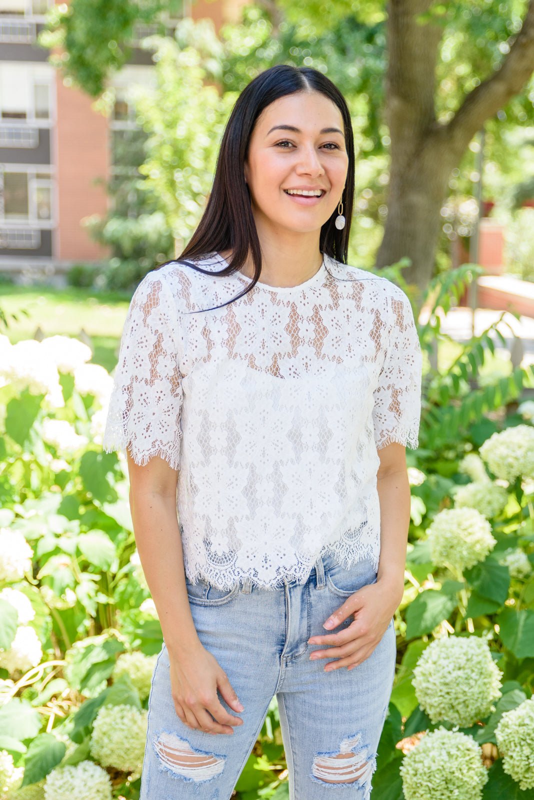 Lace of My Heart Top - AS4279-1 - Love it Curvy