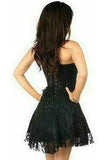 Lavish Black Lace Corset Dress - LV - 337 - S - Love it Curvy