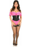 Lavish Black Satin Mini Cincher - Love it Curvy