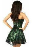 Lavish Green Lace Corset Dress - LV - 341 - S - Love it Curvy