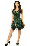 Lavish Green Lace Corset Dress - LV - 341 - S - Love it Curvy