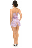 Lavish Lt Purple Sheer Lace Corset Dress - LV - 1410 - S - Love it Curvy