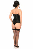 Lavish Pinstripe Underwire Open Cup Underbust Corset - LV - 1433 - S - Love it Curvy