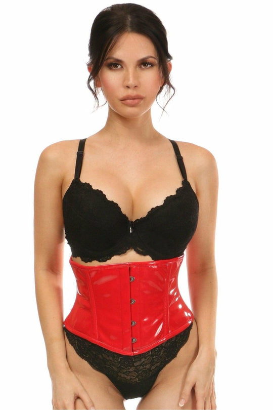 Lavish Red Patent Mini Cincher - Love it Curvy