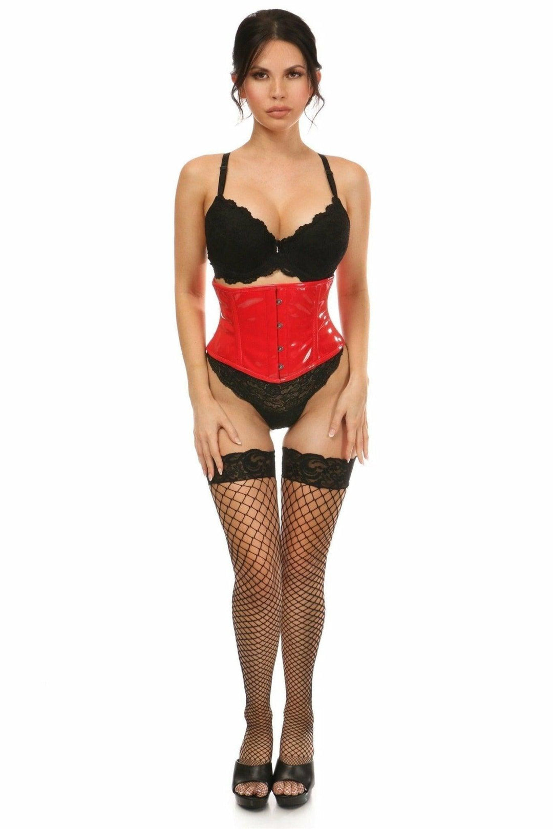 Lavish Red Patent Mini Cincher - Love it Curvy
