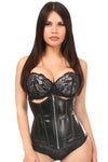 Lavish Wet Look Under Bust Corset - Love it Curvy
