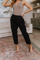 Love Me Dearly High Waisted Pants in Black - AS5989-01 - Love it Curvy