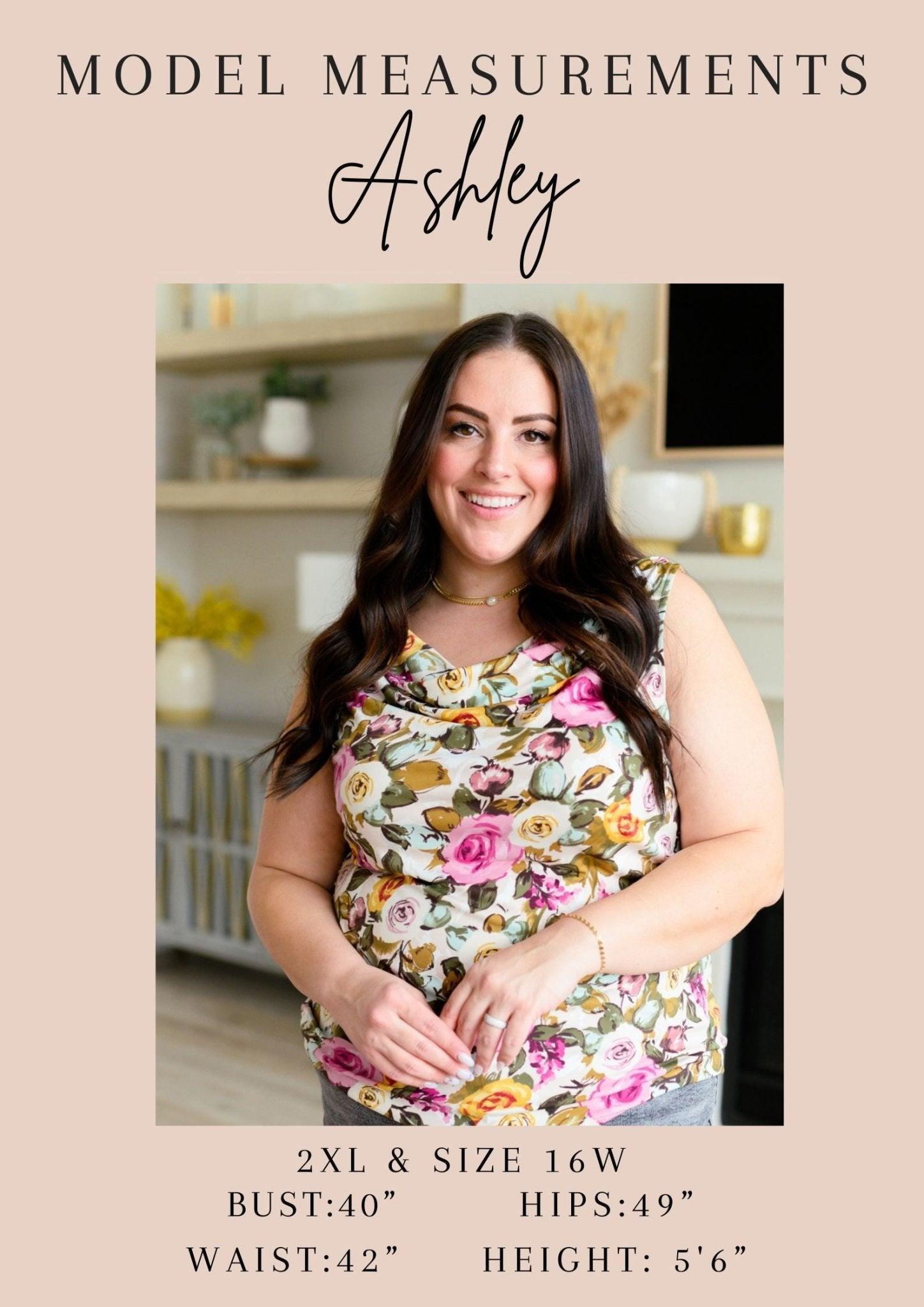 Lucky In Love Floral Jumpsuit - AS6313-01 - Love it Curvy