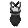 Curve Confidence High Neck Mesh Back One-Piece Swimsuit