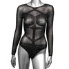 Radiance Long Sleeve Body Suit - Queen - Black - Love it Curvy