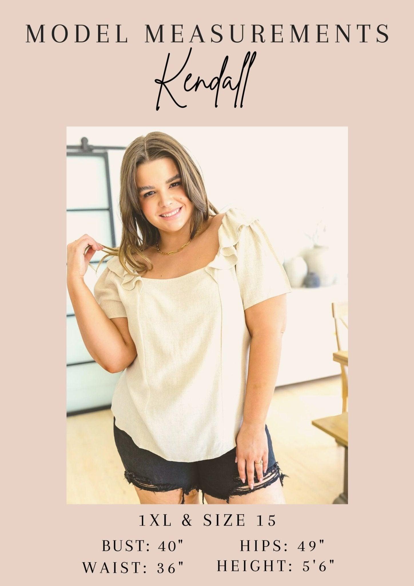 New Days Ahead White Blouse - AS6188-01 - Love it Curvy