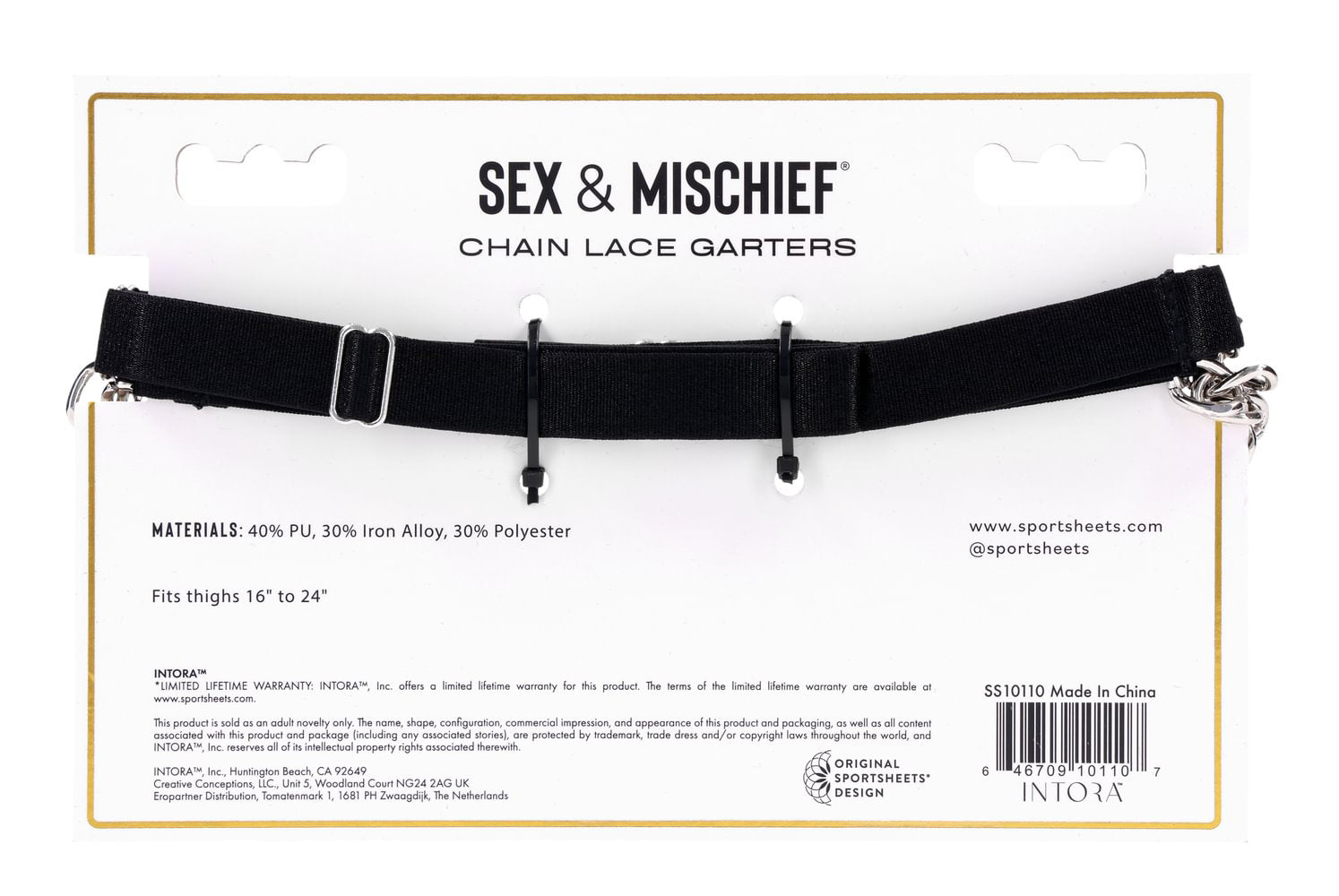 Chain Lace Garters - Love it Curvy