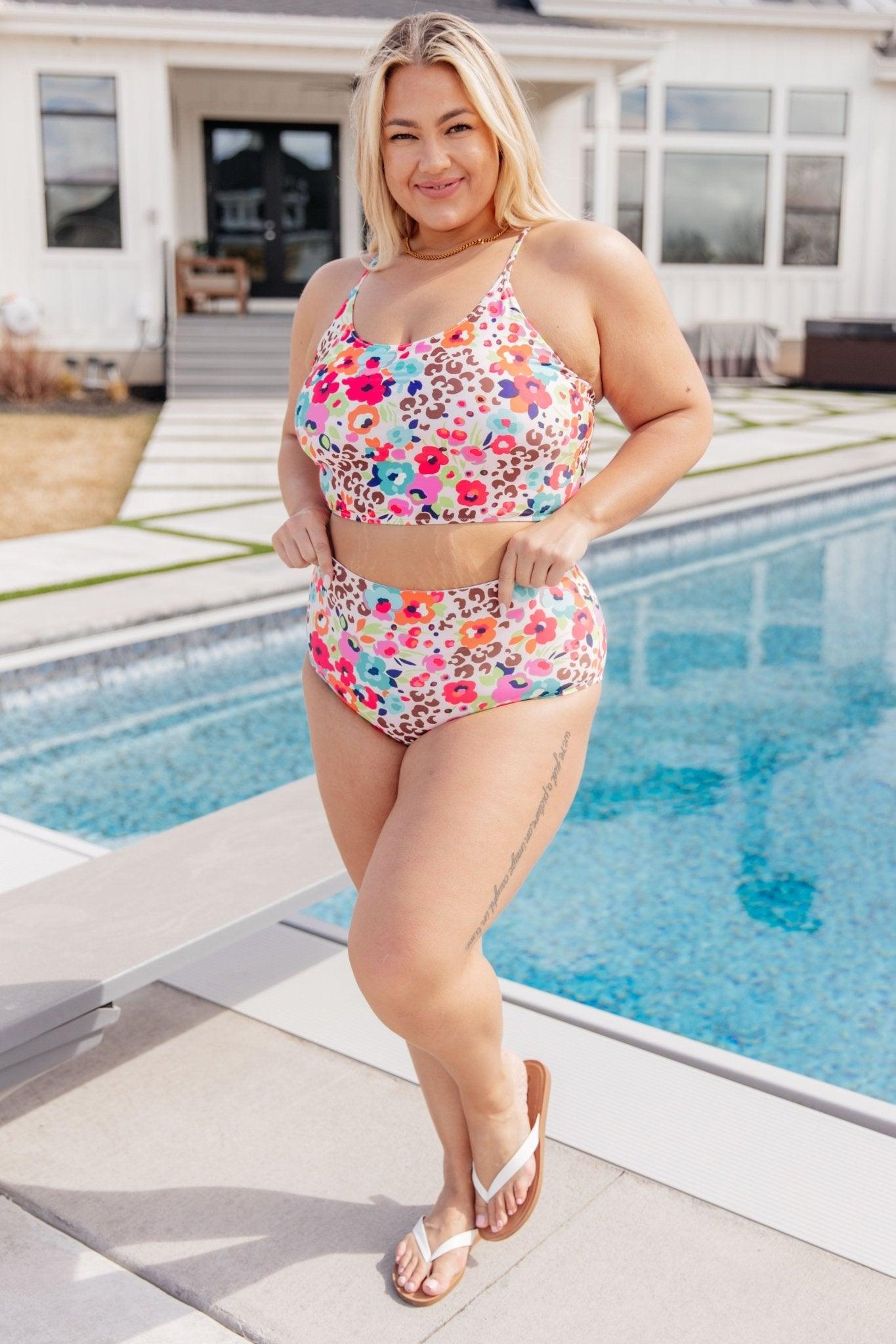 Off the Florida Keys Two Piece Swimsuit - AS8128-01 - Love it Curvy