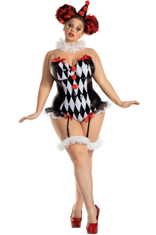 Party King Plus Dark Harlequin | Love It Curvy