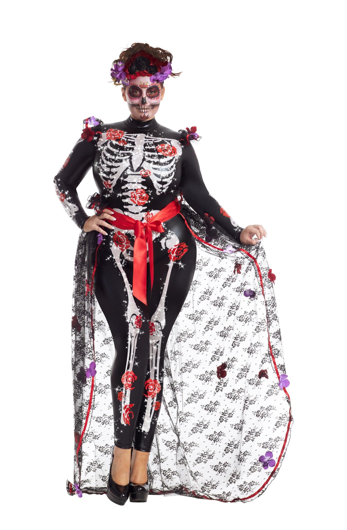 Party King Plus Rosas Day Of The Dead | Love It Curvy Main image