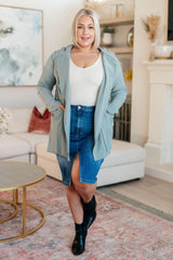 Please Proceed Hooded Cardigan - AS7665-01 - Love it Curvy